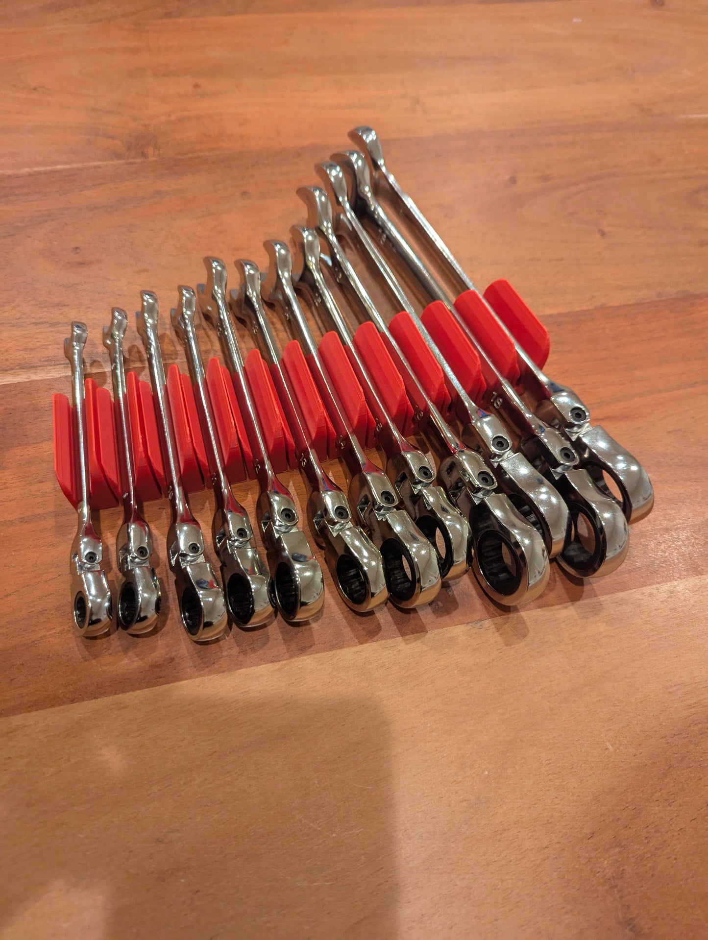 Modular Wrench Organizer with Magnetic Base Set of 12