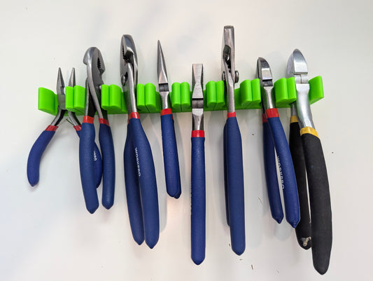 Magnetic Plier Tool Organizer Set of 12, Ideal for Organizing Pliers and Tools
