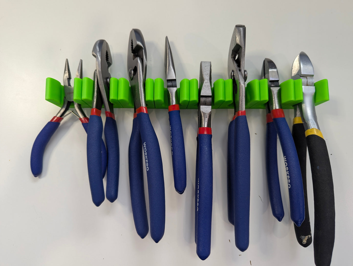 Magnetic Plier Tool Organizer Set of 12, Ideal for Organizing Pliers and Tools