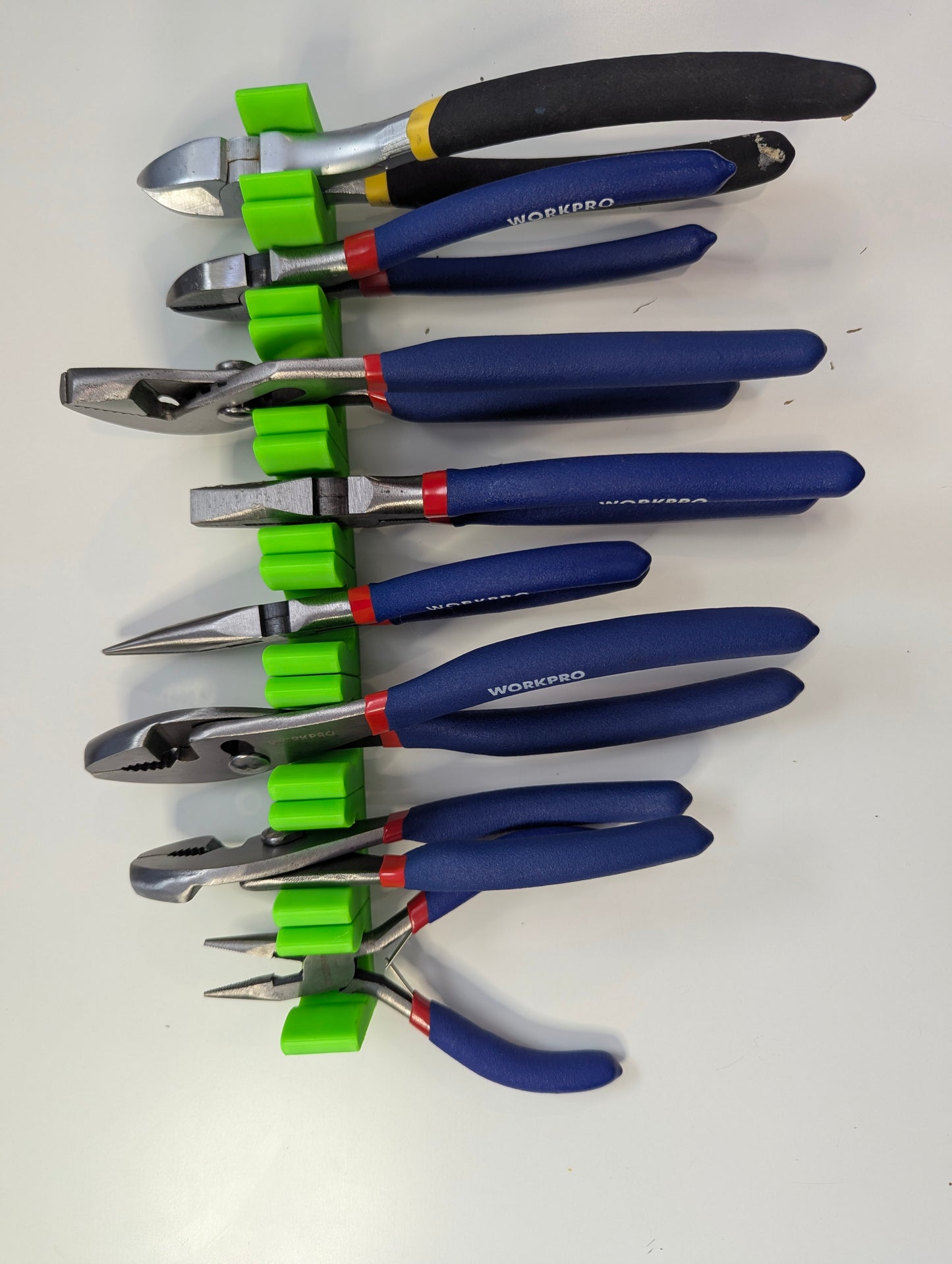 Magnetic Plier Tool Organizer Set of 12, Ideal for Organizing Pliers and Tools