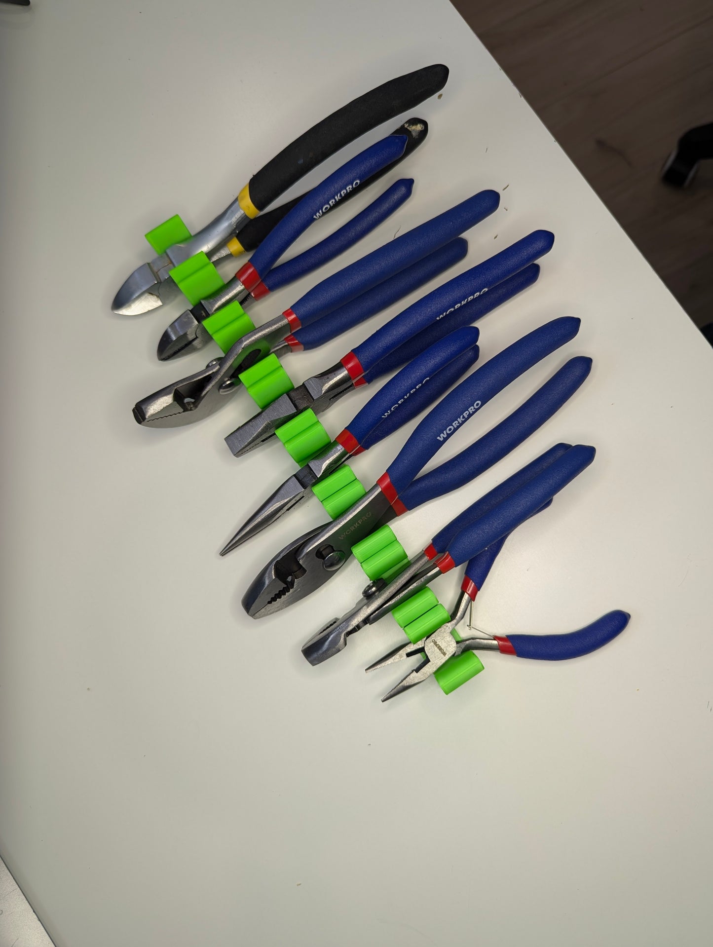 Magnetic Plier Tool Organizer Set of 12, Ideal for Organizing Pliers and Tools
