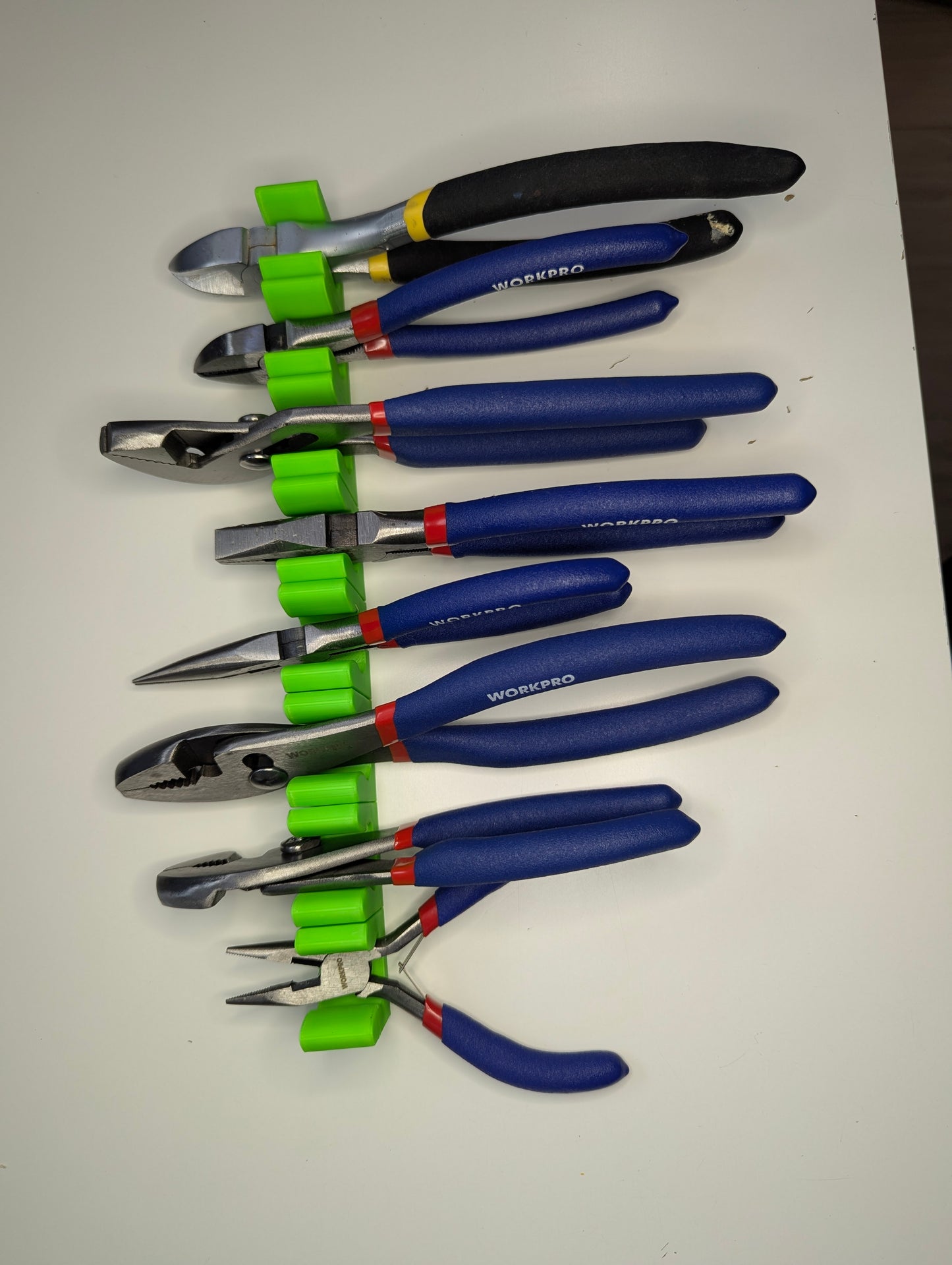 Magnetic Plier Tool Organizer Set of 12, Ideal for Organizing Pliers and Tools