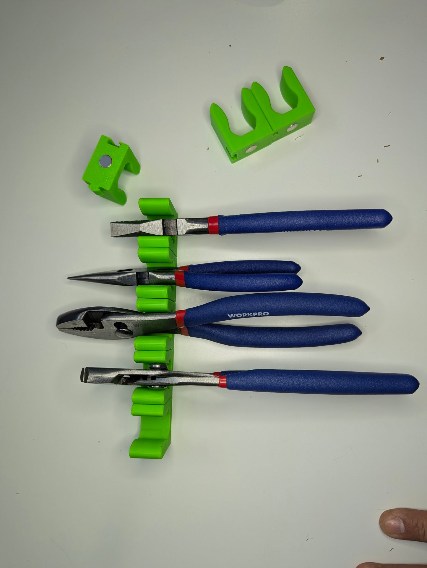 Magnetic Plier Tool Organizer Set of 12, Ideal for Organizing Pliers and Tools