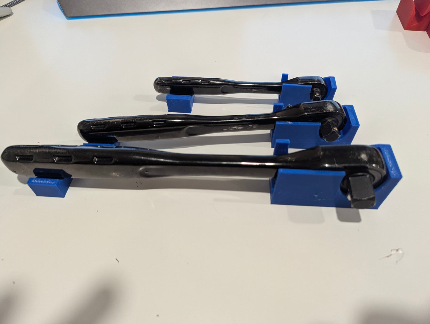 Magnetic Ratchet Tool Organizer - 3-Pack! with Magnetic Enclosure for Easy Storage and Organization