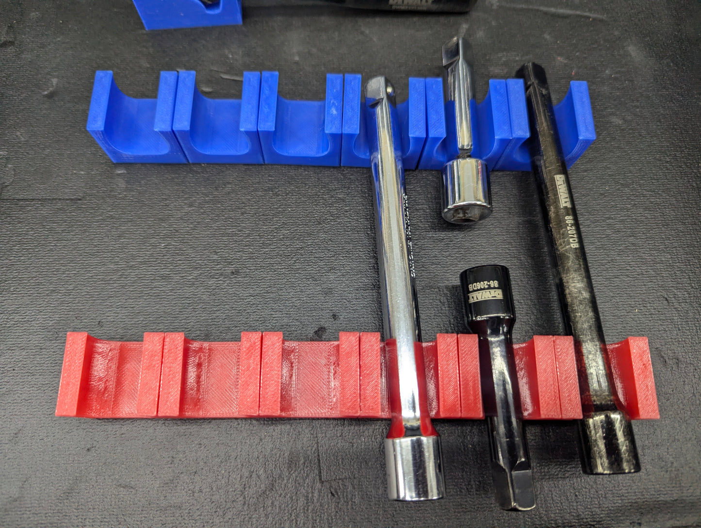 Modular Ratchet Extension Tool Organizer with Super Strong Magnetic Base for 3/8 size