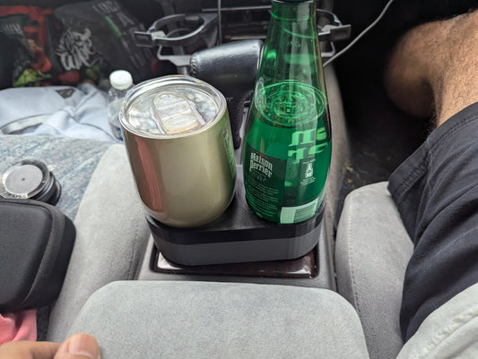 Custom Dual Cup Holder for Nissan Stagea 1998 RWD (N/A)