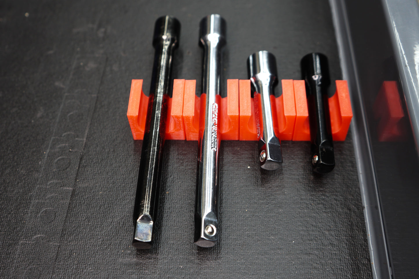 Modular Ratchet Extension Tool Organizer with Super Strong Magnetic Base for 3/8 size