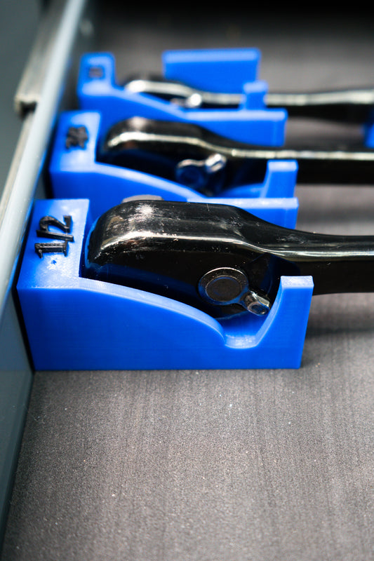 Magnetic Ratchet Tool Organizer with Size - 3-Pack! with Magnetic Enclosure for Easy Storage and Organization