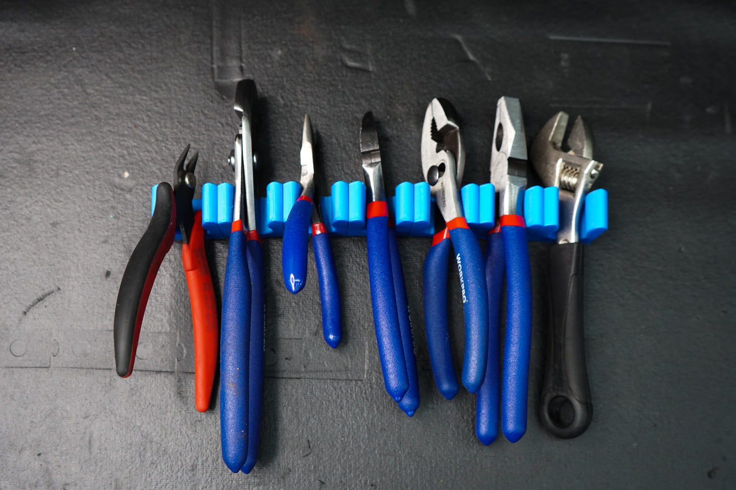 Magnetic Plier Tool Organizer Set of 12, Ideal for Organizing Pliers and Tools