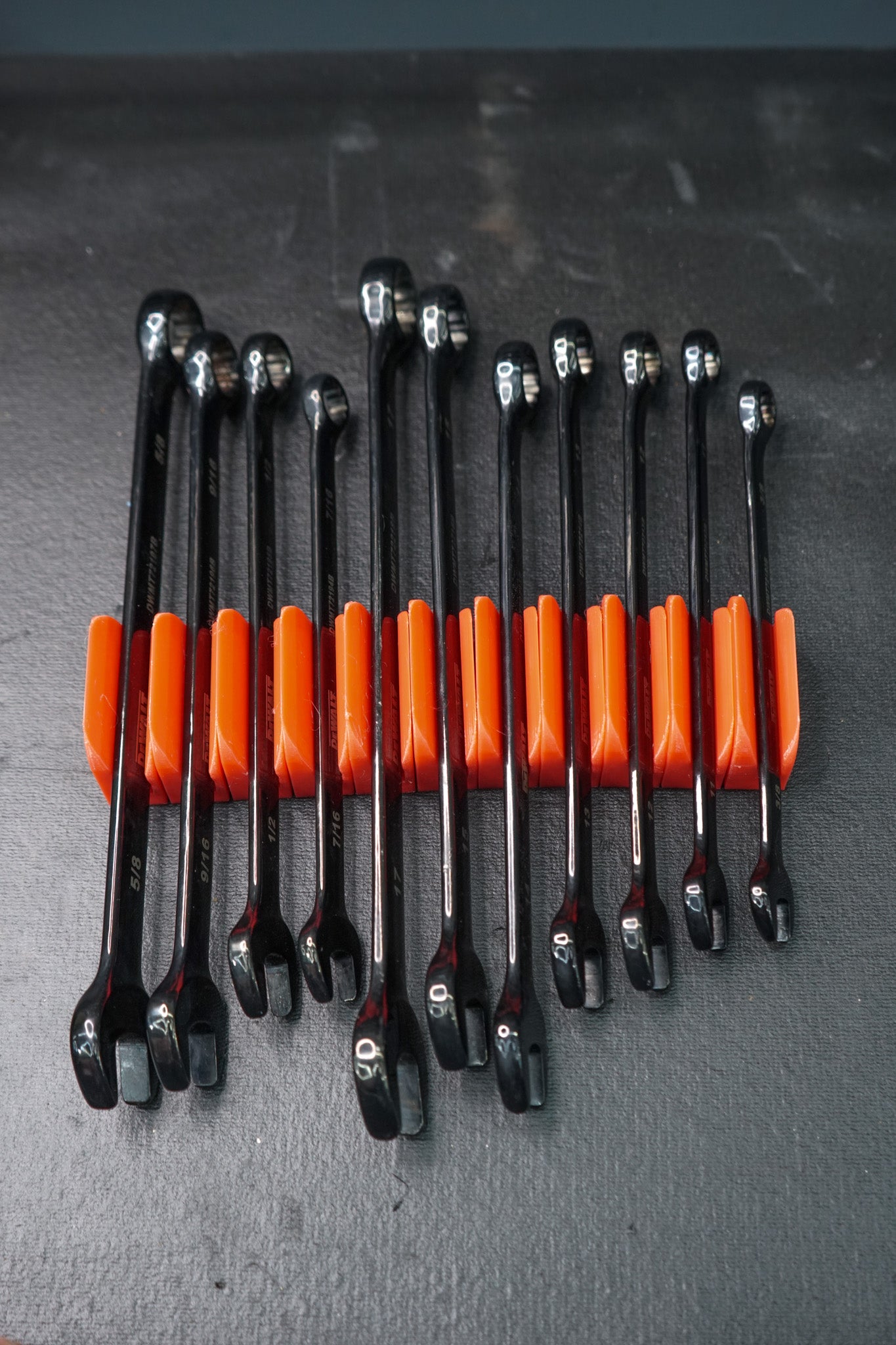 Modular Wrench Organizer with Magnetic Base Set of 12