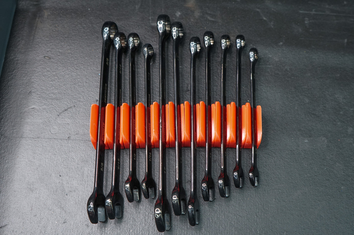 Modular Wrench Organizer with Magnetic Base Set of 12