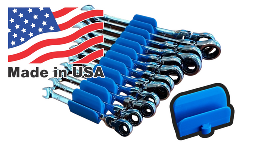 Modular Wrench Organizer with Magnetic Base Set of 12