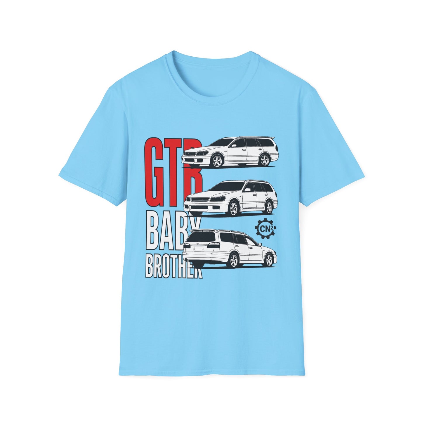 GTR Baby Brother T-Shirt — Vintage JDM Stagea Car Graphic Tee