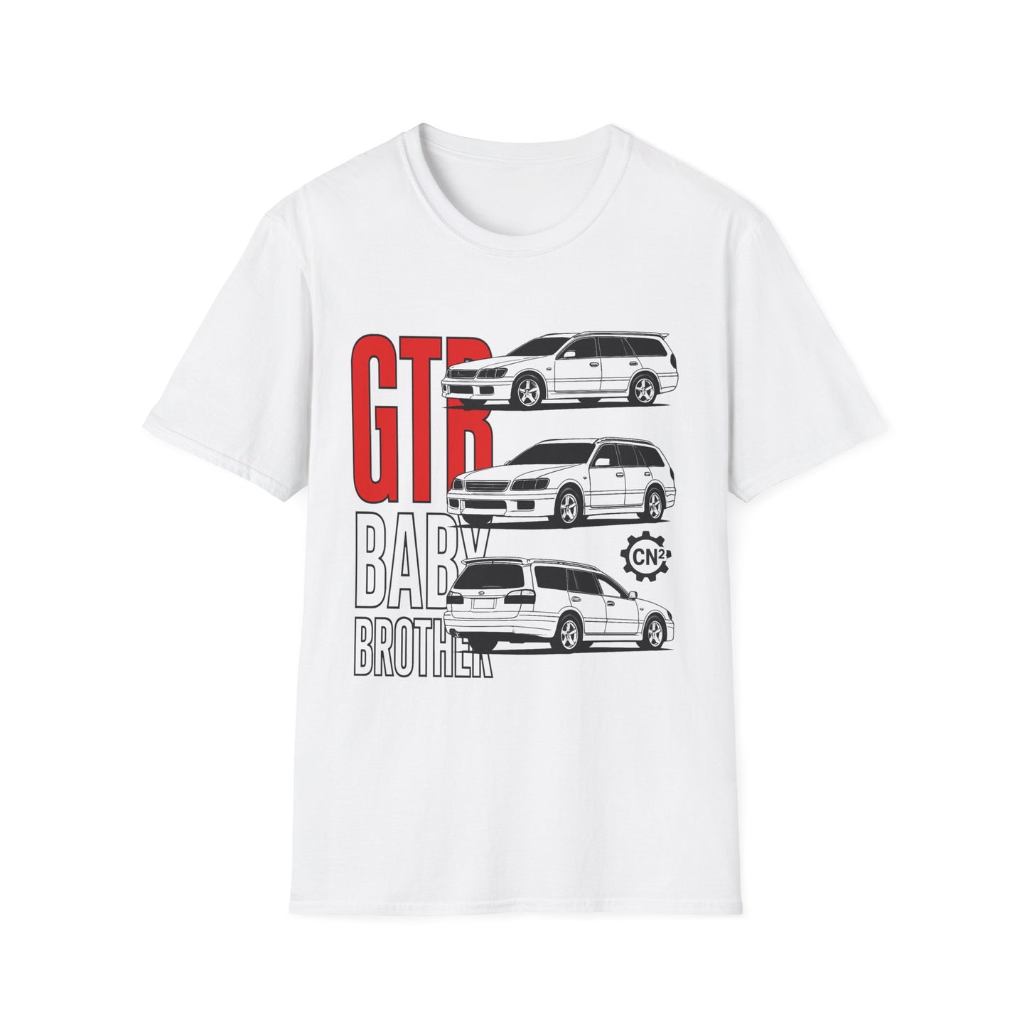 GTR Baby Brother T-Shirt — Vintage JDM Stagea Car Graphic Tee