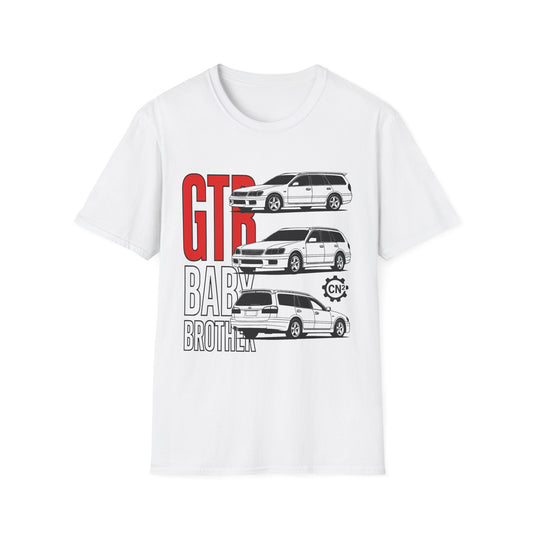 GTR Baby Brother T-Shirt — Vintage JDM Stagea Car Graphic Tee
