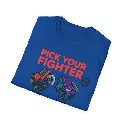 Pick Your Fighter T-Shirt — Engine Swap Car Parts Graphic Tee (2JZ RB26 13B EJ20)