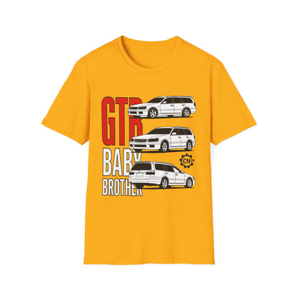 GTR Baby Brother T-Shirt — Vintage JDM Stagea Car Graphic Tee