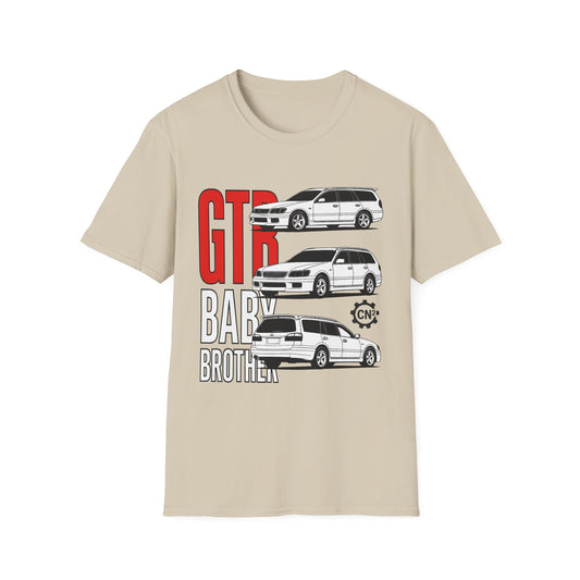 GTR Baby Brother T-Shirt — Vintage JDM Stagea Car Graphic Tee