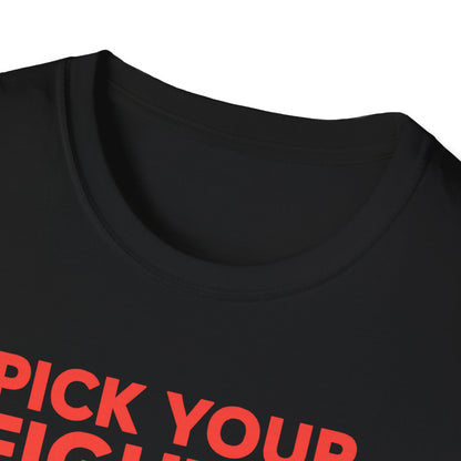 Pick Your Fighter T-Shirt — Engine Swap Car Parts Graphic Tee (2JZ RB26 13B EJ20)