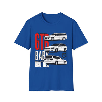 GTR Baby Brother T-Shirt — Vintage JDM Stagea Car Graphic Tee