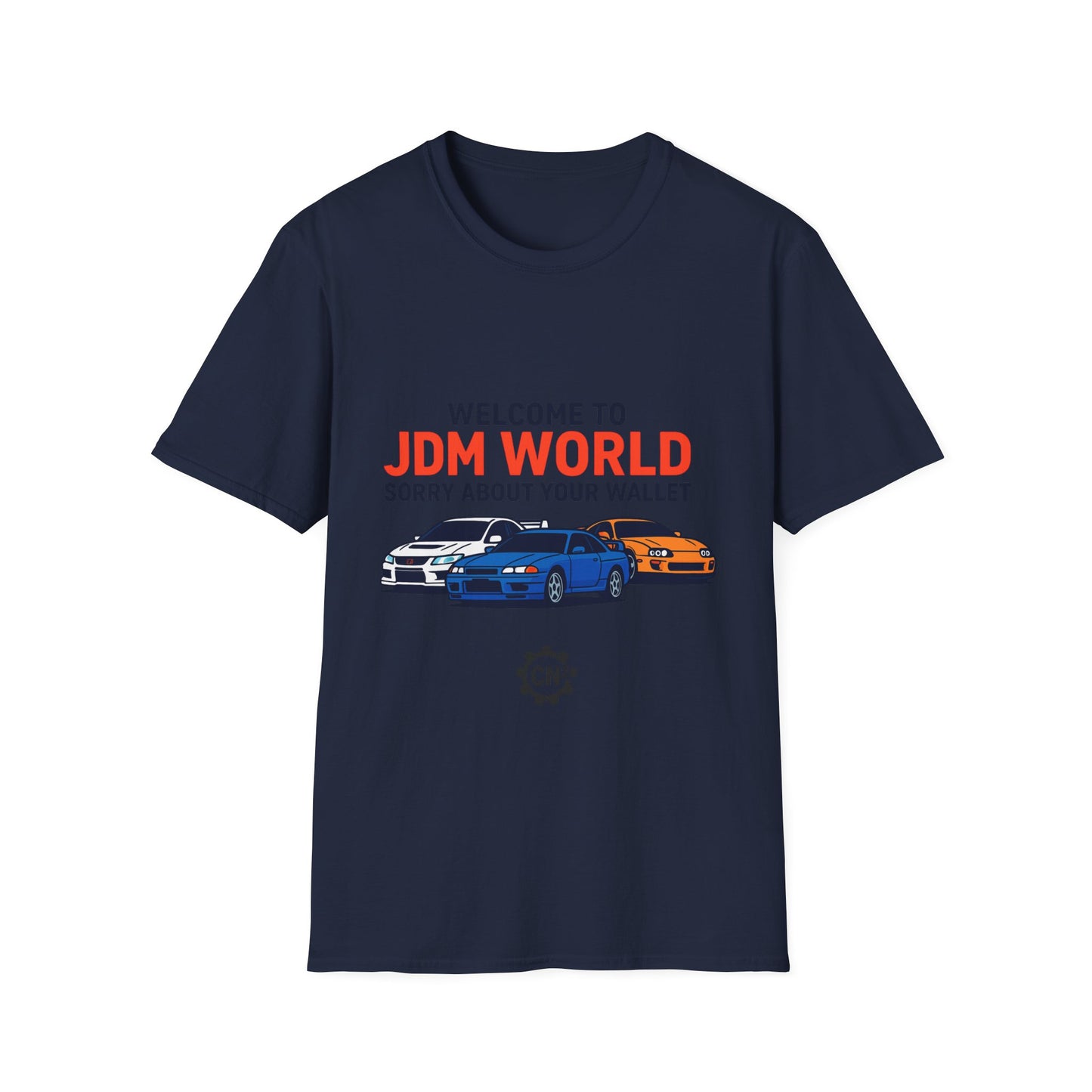 JDM World Car T-Shirt — "Welcome to JDM World, Sorry About Your Wallet" Racing Tee