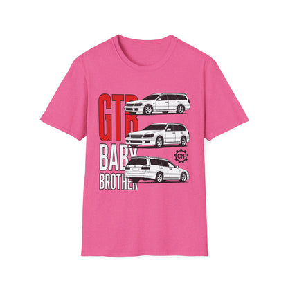 GTR Baby Brother T-Shirt — Vintage JDM Stagea Car Graphic Tee