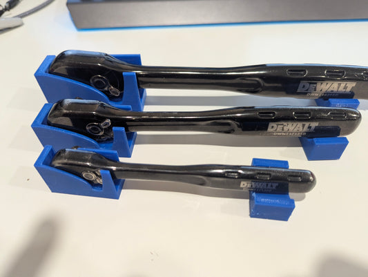 Magnetic Ratchet Tool Organizer - 3-Pack! with Magnetic Enclosure for Easy Storage and Organization