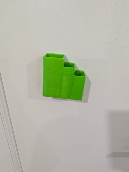 Magnetic Triple-Compartment Zip Tie Organizer – Holds Up to 300 Zip Ties