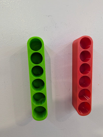 Magnetic Socket Organizer Tray – 6 Slot, Heavy-Duty Tool Holder