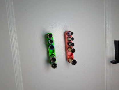 Magnetic Socket Organizer Tray – 6 Slot, Heavy-Duty Tool Holder