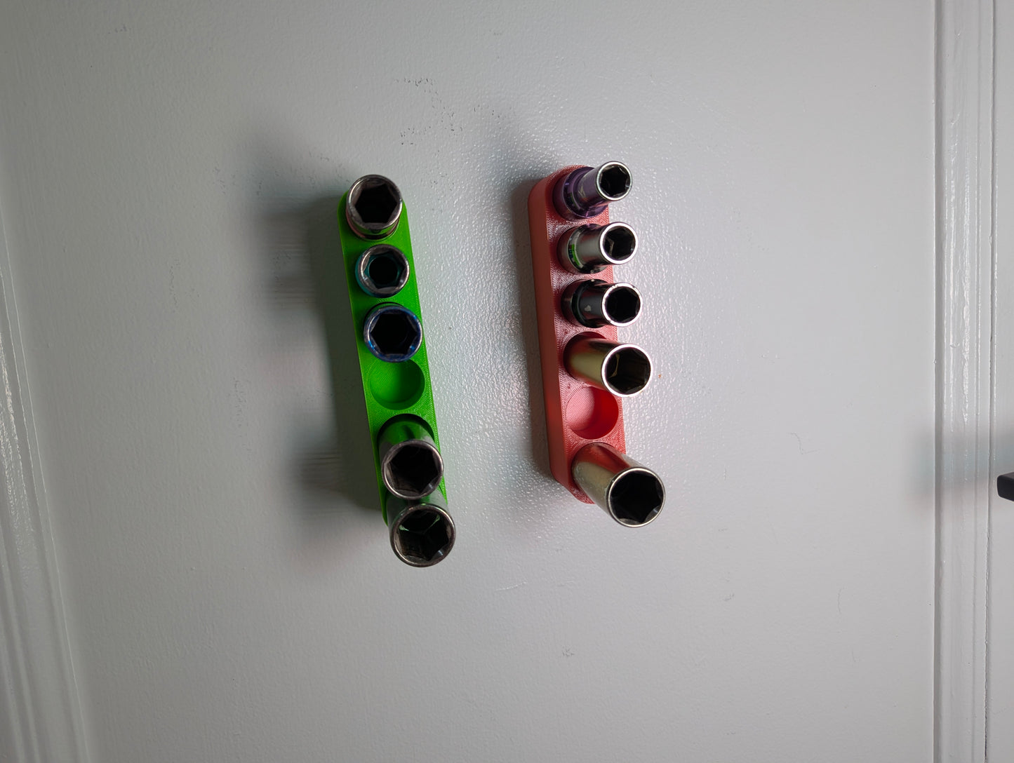 Magnetic Socket Organizer Tray – 6 Slot, Heavy-Duty Tool Holder