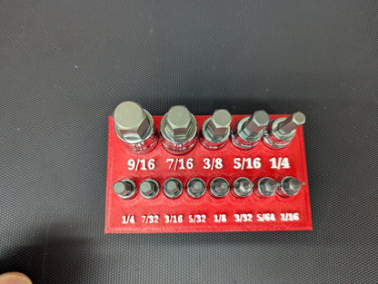 SAE Socket Organizer Trays