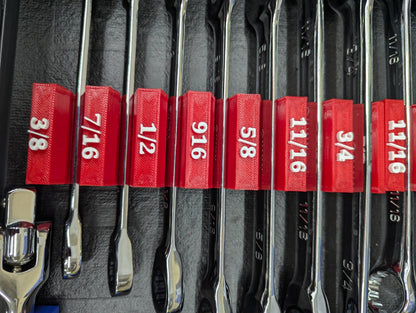 Wrench Organizer Blocks