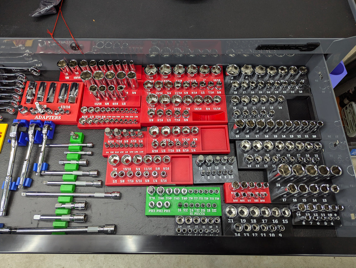 SAE Socket Organizer Trays