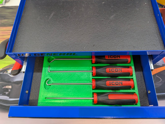 Magnetic Tool Organizer System for Harbor Freight Small Toolbox (US General)