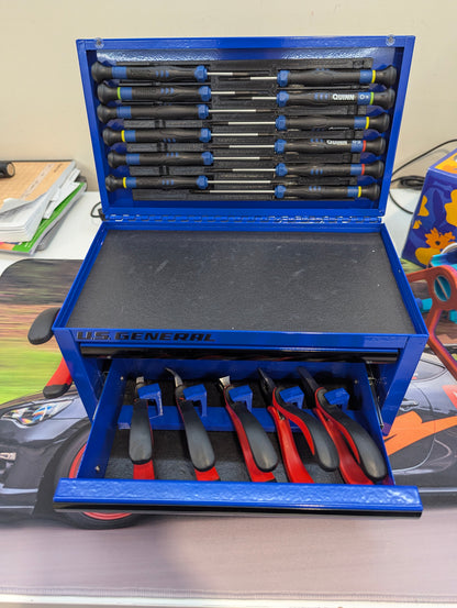 Magnetic Tool Organizer System for Harbor Freight Small Toolbox (US General)
