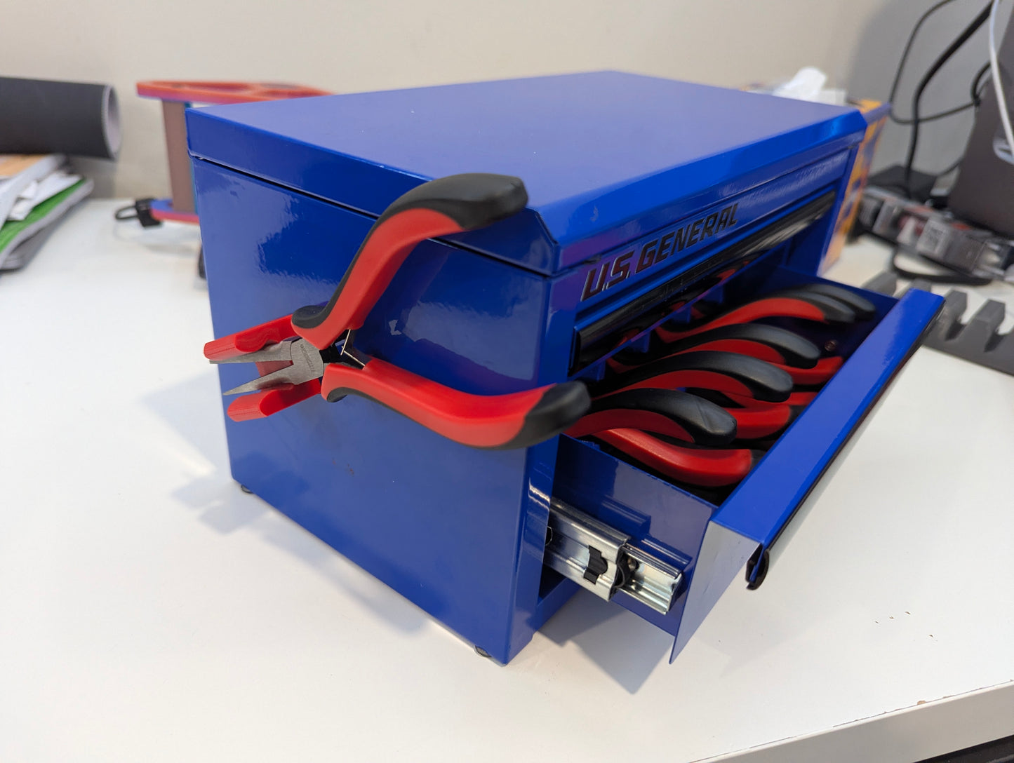 Magnetic Tool Organizer System for Harbor Freight Small Toolbox (US General)