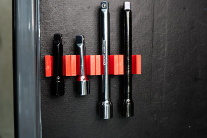 Modular Ratchet Extension Tool Organizer with Super Strong Magnetic Base for 3/8 size