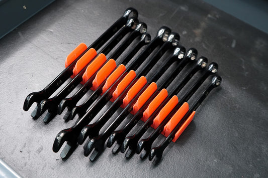 Modular Wrench Organizer with Magnetic Base Set of 12